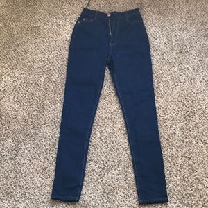 Dark blue Fashion Nova Skinny Jeans, size 9/10